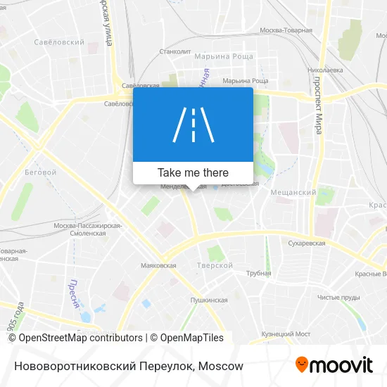 Нововоротниковский Переулок map
