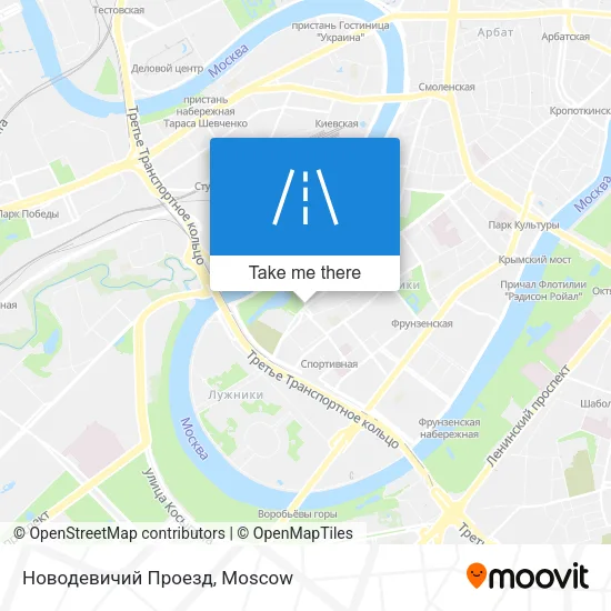 Новодевичий Проезд map