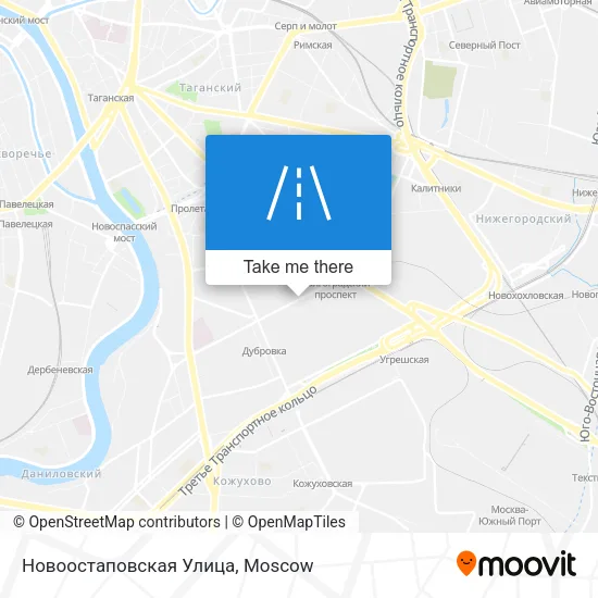 Новоостаповская Улица map