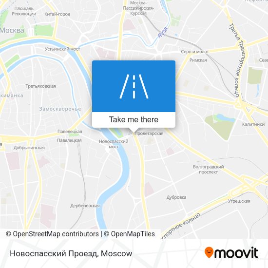 Новоспасский Проезд map