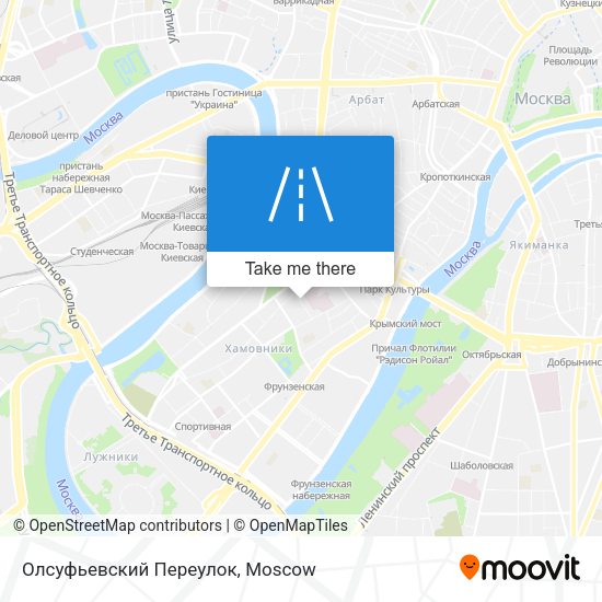 Олсуфьевский Переулок map