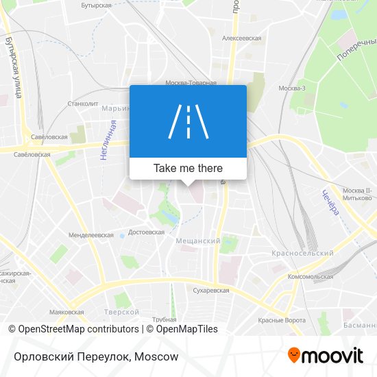 Орловский Переулок map