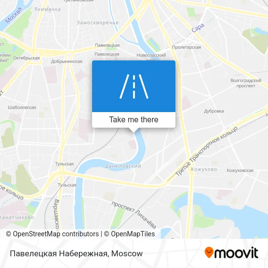 Павелецкая Набережная map
