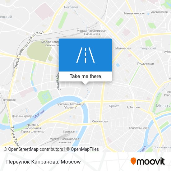 Переулок Капранова map