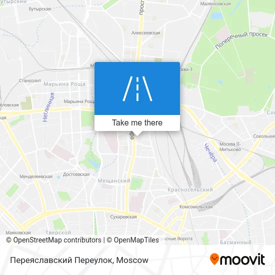 Переяславский Переулок map