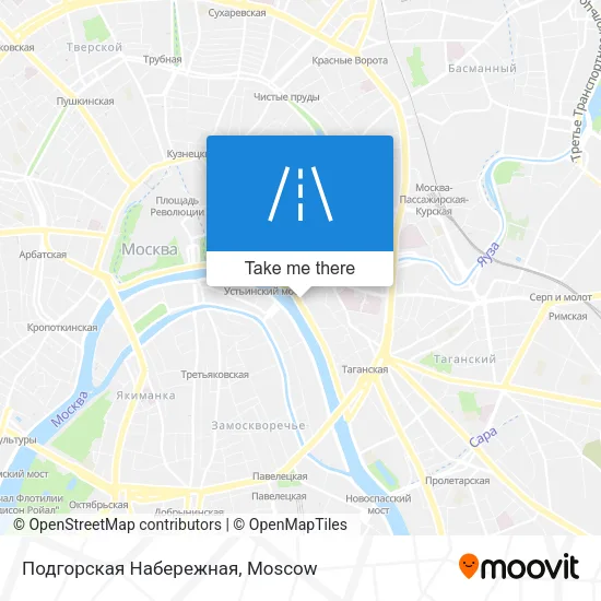 Подгорская Набережная map