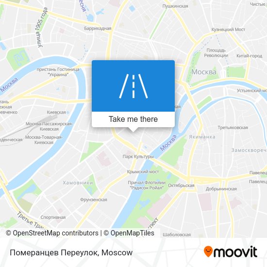 Померанцев Переулок map