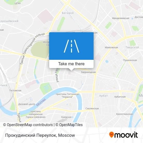 Прокудинский Переулок map