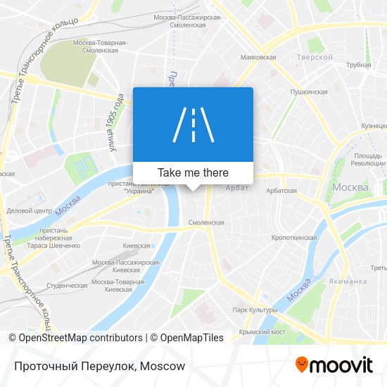 Проточный Переулок map