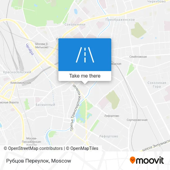 Рубцов Переулок map