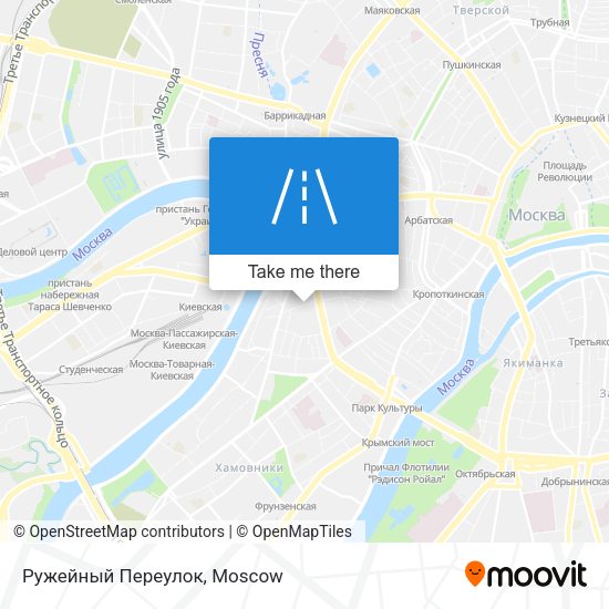 Ружейный Переулок map