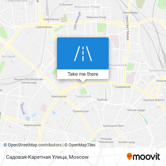 Садовая-Каретная Улица map