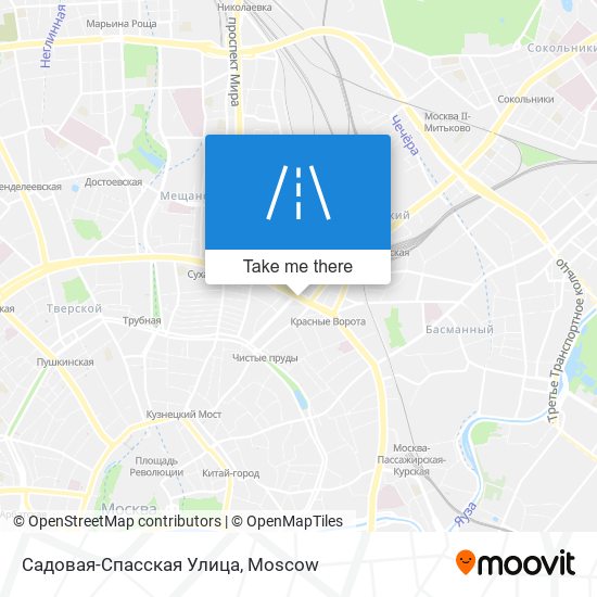 Садовая-Спасская Улица map