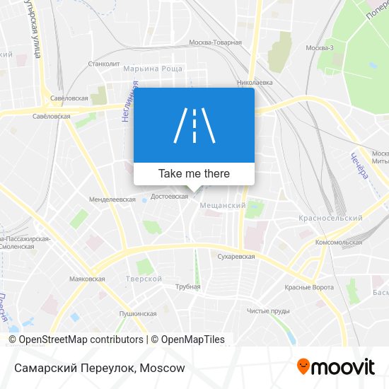 Самарский Переулок map
