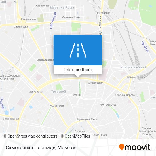 Самотёчная Площадь map