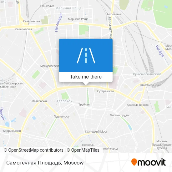 Самотёчная Площадь map