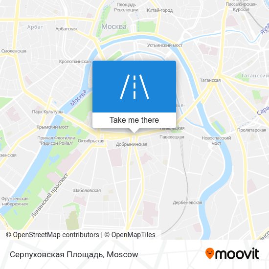 Серпуховская Площадь map