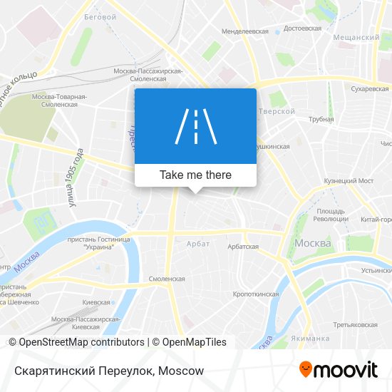Скарятинский Переулок map