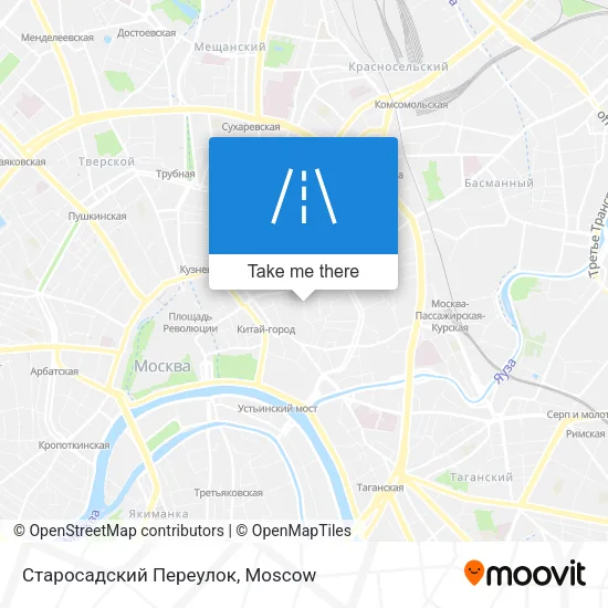 Старосадский Переулок map