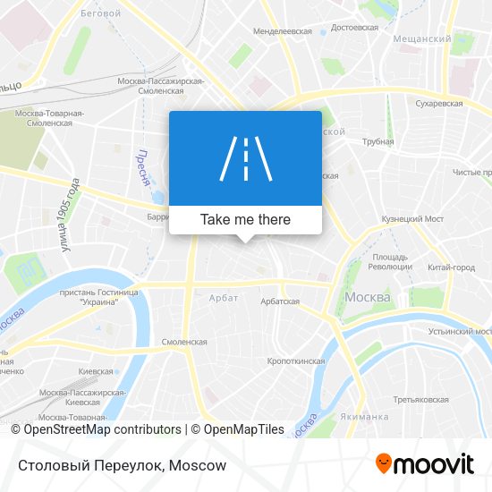 Столовый Переулок map