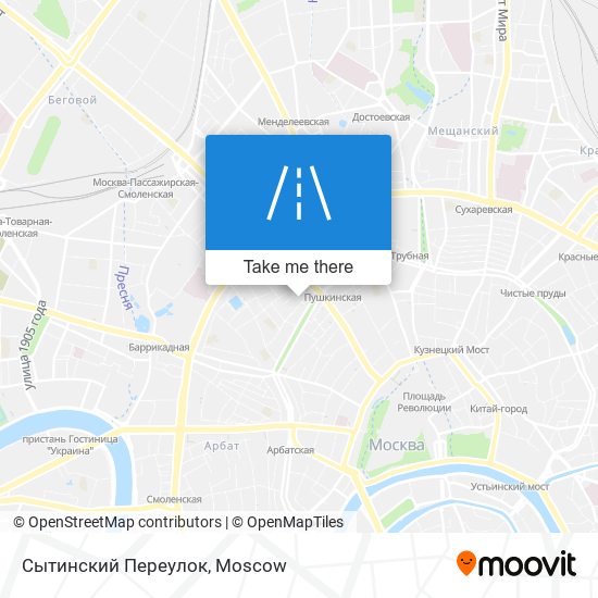 Сытинский Переулок map