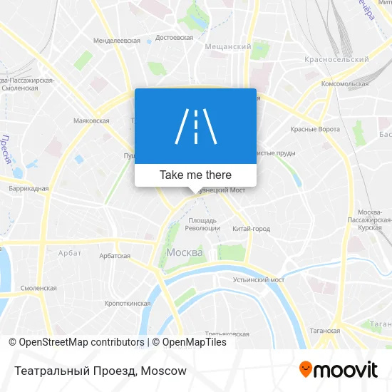 Театральный Проезд map