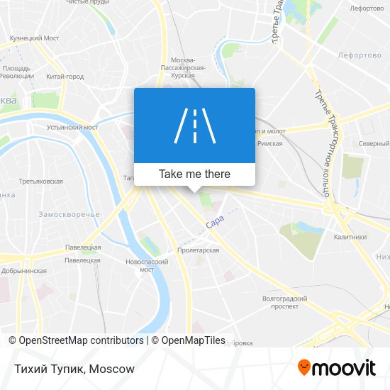 Тихий Тупик map