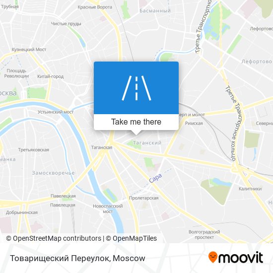 Товарищеский Переулок map