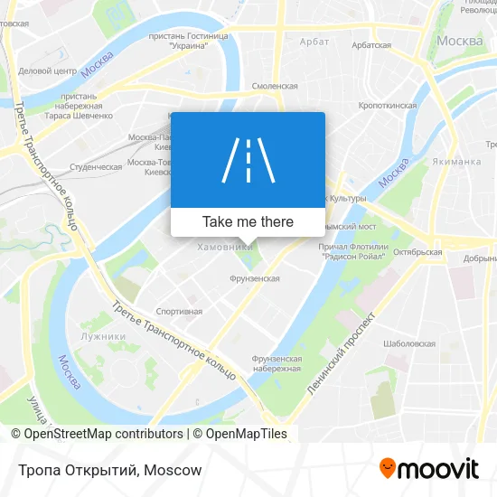 Тропа Открытий map