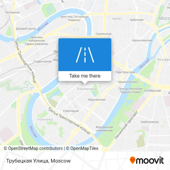 Трубецкая Улица map