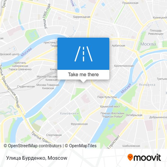 Улица Бурденко map