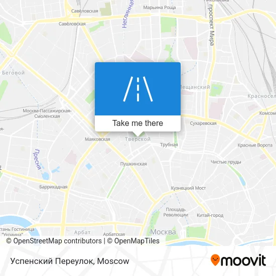 Успенский Переулок map