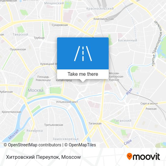 Хитровский Переулок map