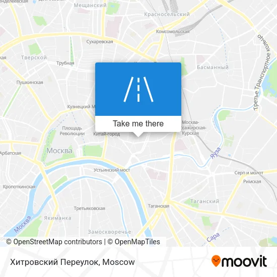 Хитровский Переулок map