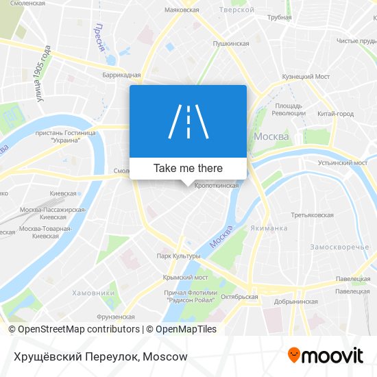 Хрущёвский Переулок map
