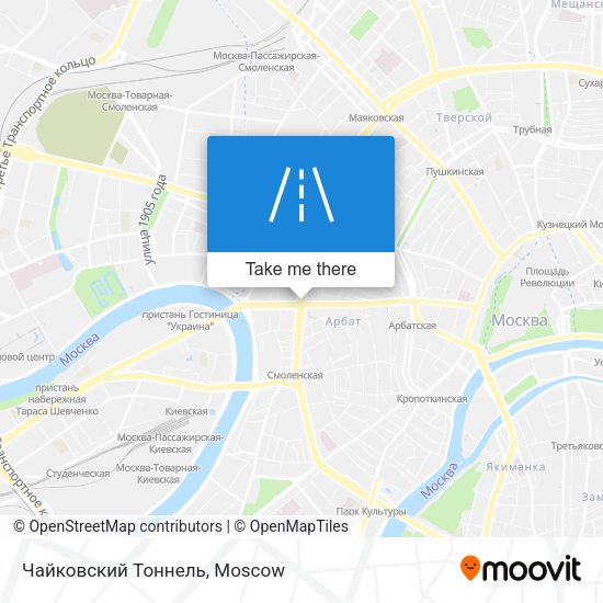 Чайковский Тоннель map
