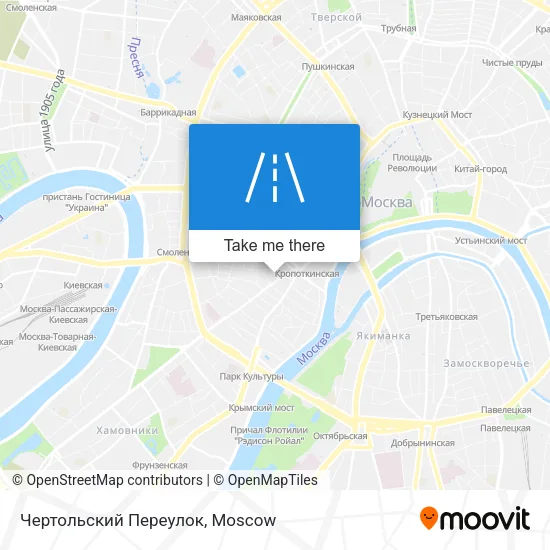 Чертольский Переулок map