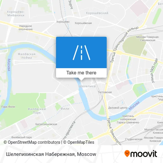 Шелепихинская Набережная map