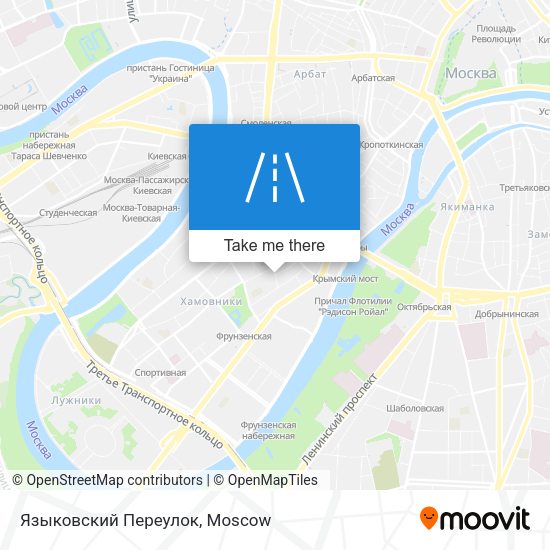 Языковский Переулок map