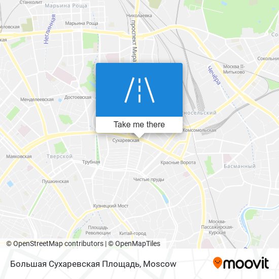 Большая Сухаревская Площадь map