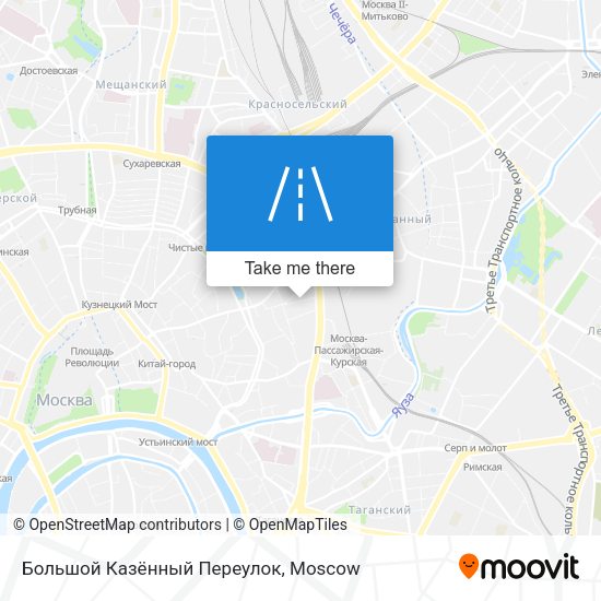 Большой Казённый Переулок map