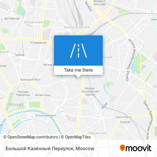 Большой Казённый Переулок map
