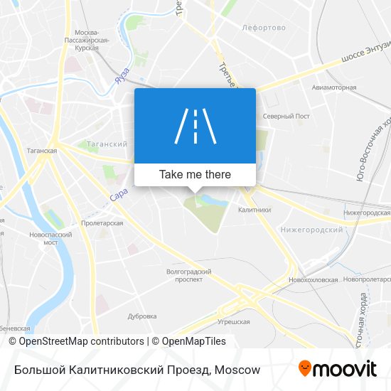 Большой Калитниковский Проезд map