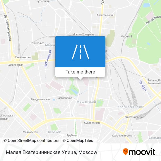 Малая Екатерининская Улица map