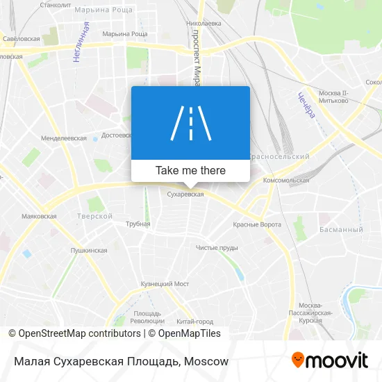 Малая Сухаревская Площадь map