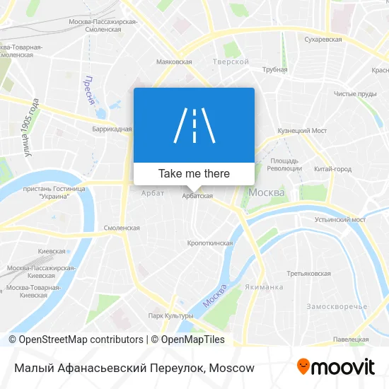 Малый Афанасьевский Переулок map