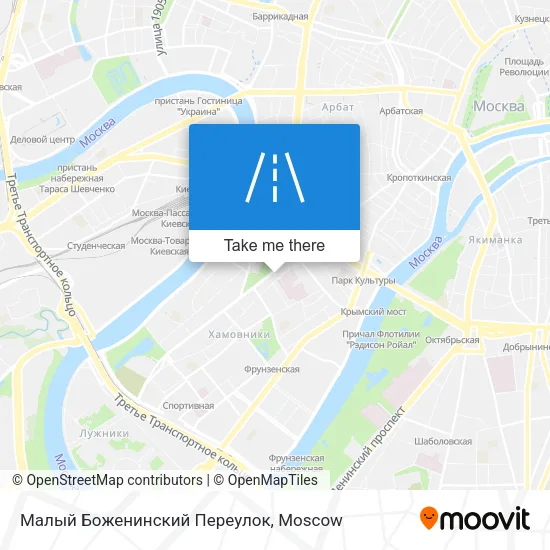 Малый Боженинский Переулок map