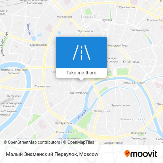 Малый Знаменский Переулок map