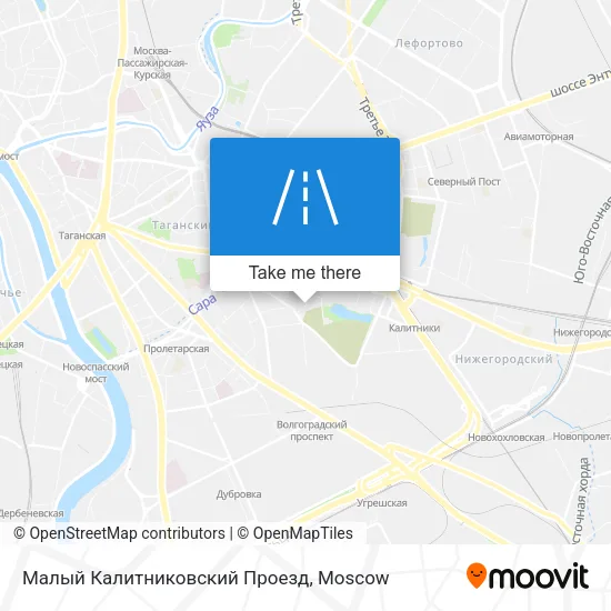 Малый Калитниковский Проезд map