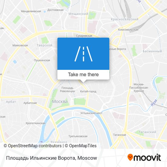 Площадь Ильинские Ворота map